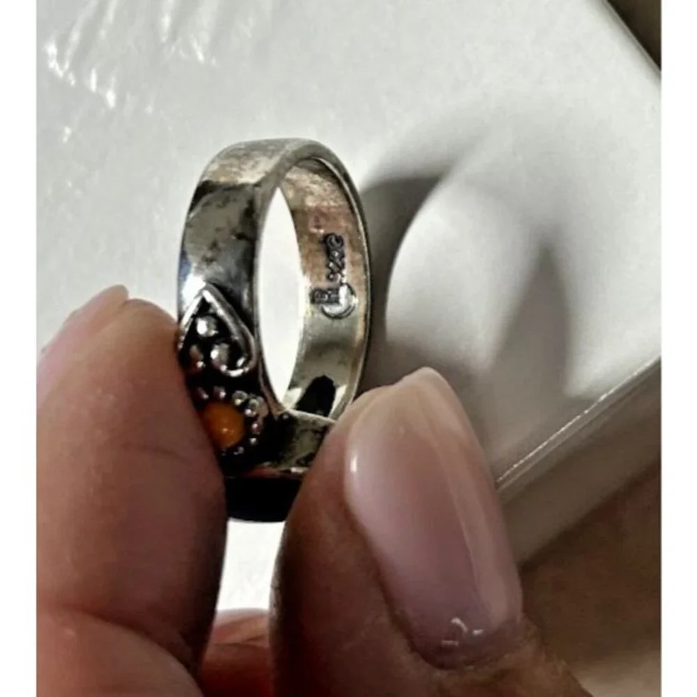 Carolyn Pollack Southwestern-Style .925 Sterling Silver Ring